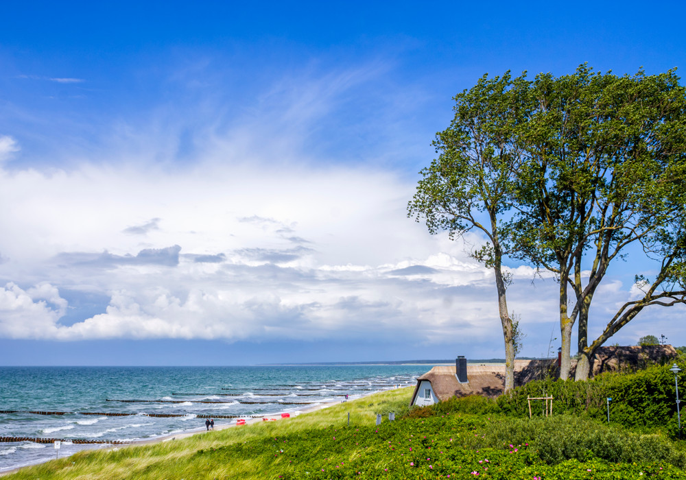 Das Ostseebad Ahrenshoop gehört zu den schönsten Ausflugszielen rund um Prerow und ist weit über die Region hinaus als Künstlerkolonie bekannt.